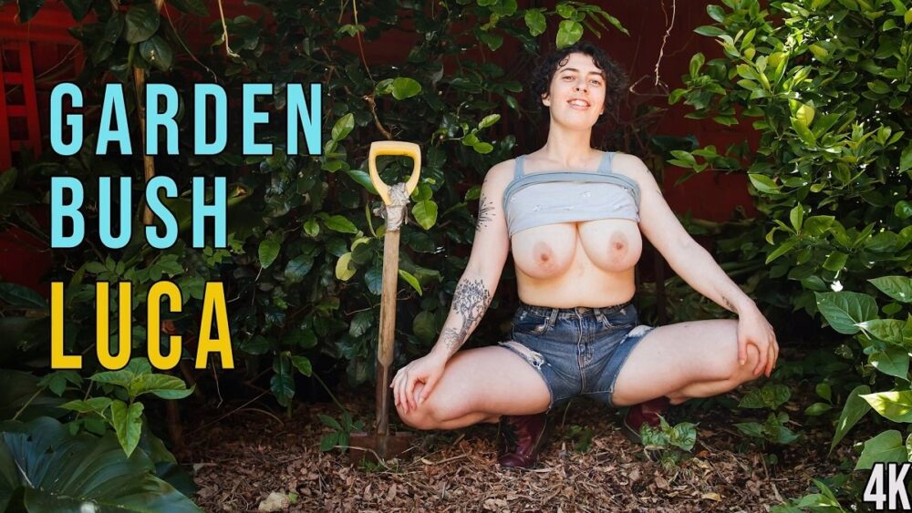 Luca – Garden bush 17.02.2021 GirlsOutWest.com 4K