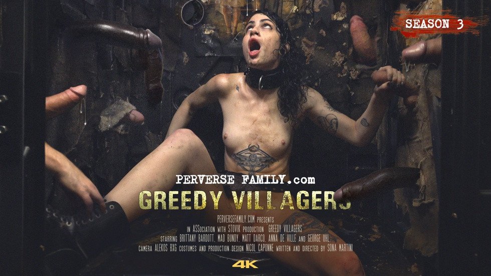 Anna De Ville, Brittany Bardot – Greedy Villagers E49 Season 3 PerverseFamily.com