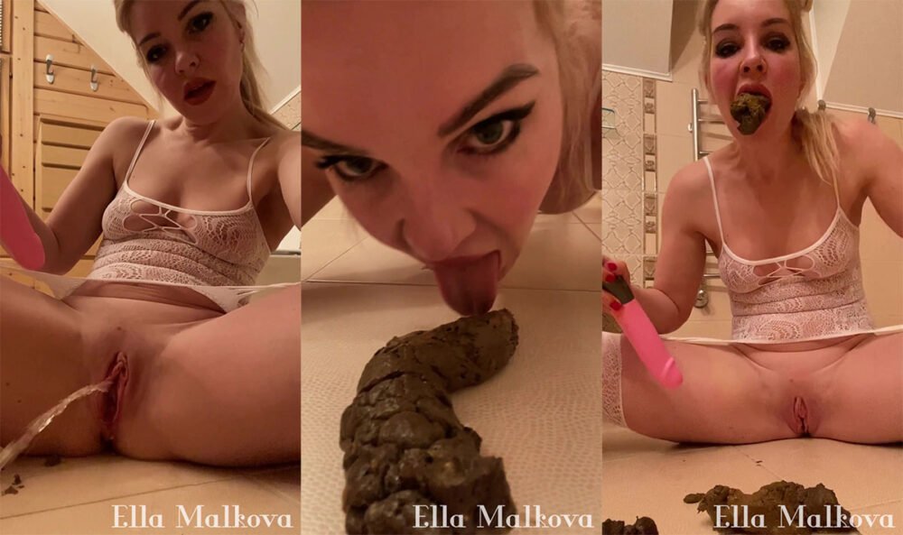 Scat Ella – Masturbating and Licking Shit CassieScatStore.com