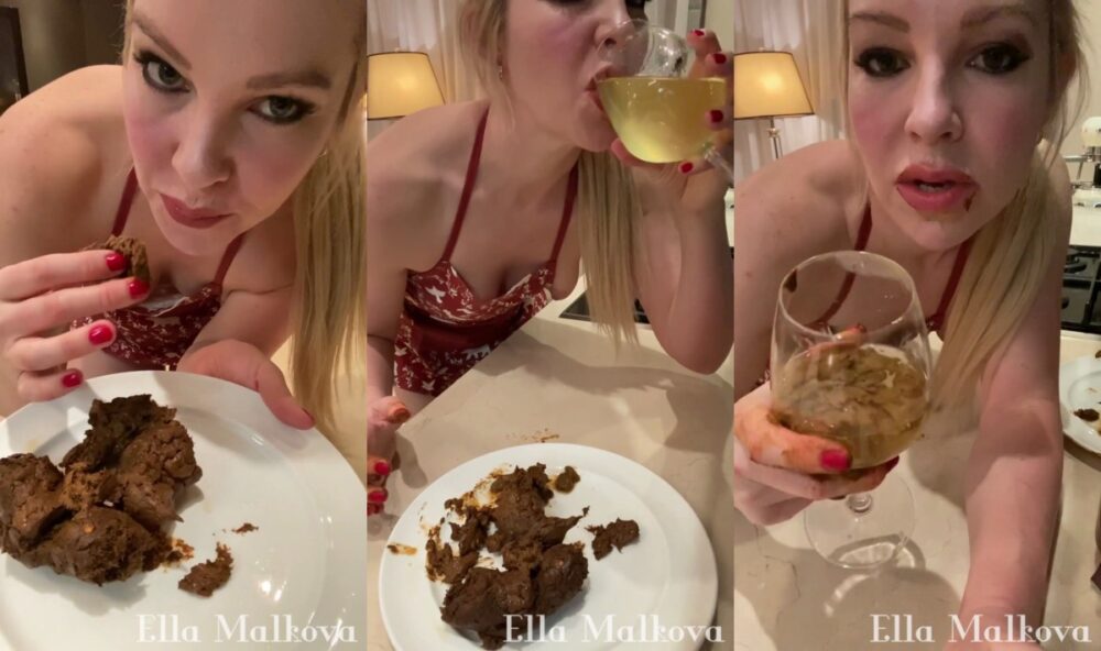 Scat Ella – Eating / drinking Scat, Pee and Vomit