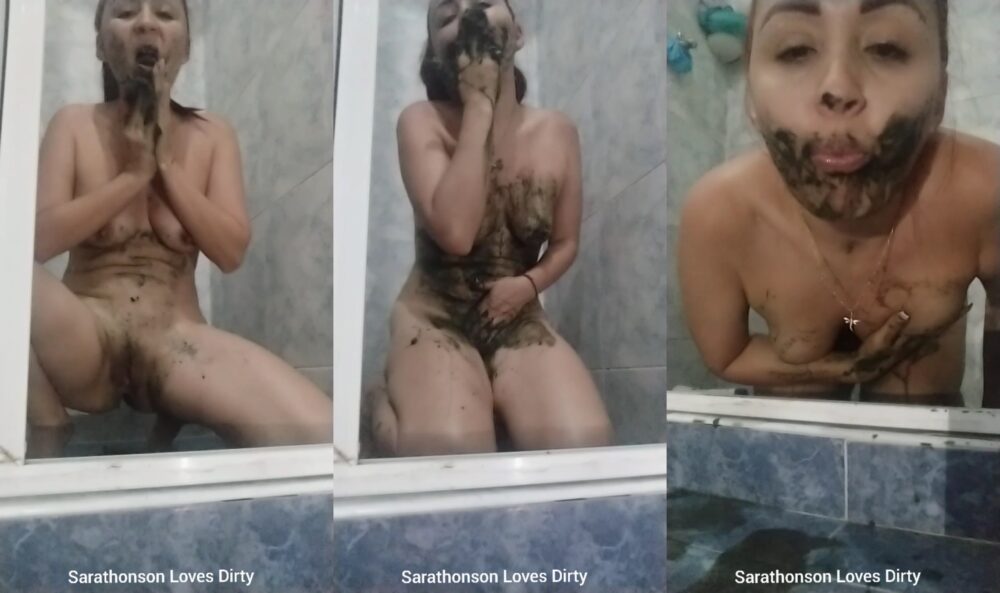 Sarathonson – Toliet Pooping Smearing And Drinking Toilet Water 31.10.2021 Scatshop.com