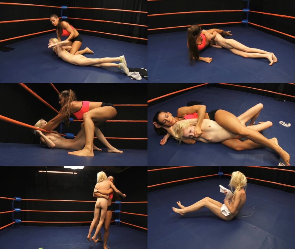 Skylar Rene & Odette Delacroix in Barely Trying DT Female Wrestling