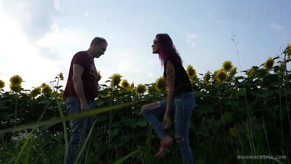 Actress: Lady Mesmeratrix. Title and Studio: Ballbusting In The Sunflowers Field