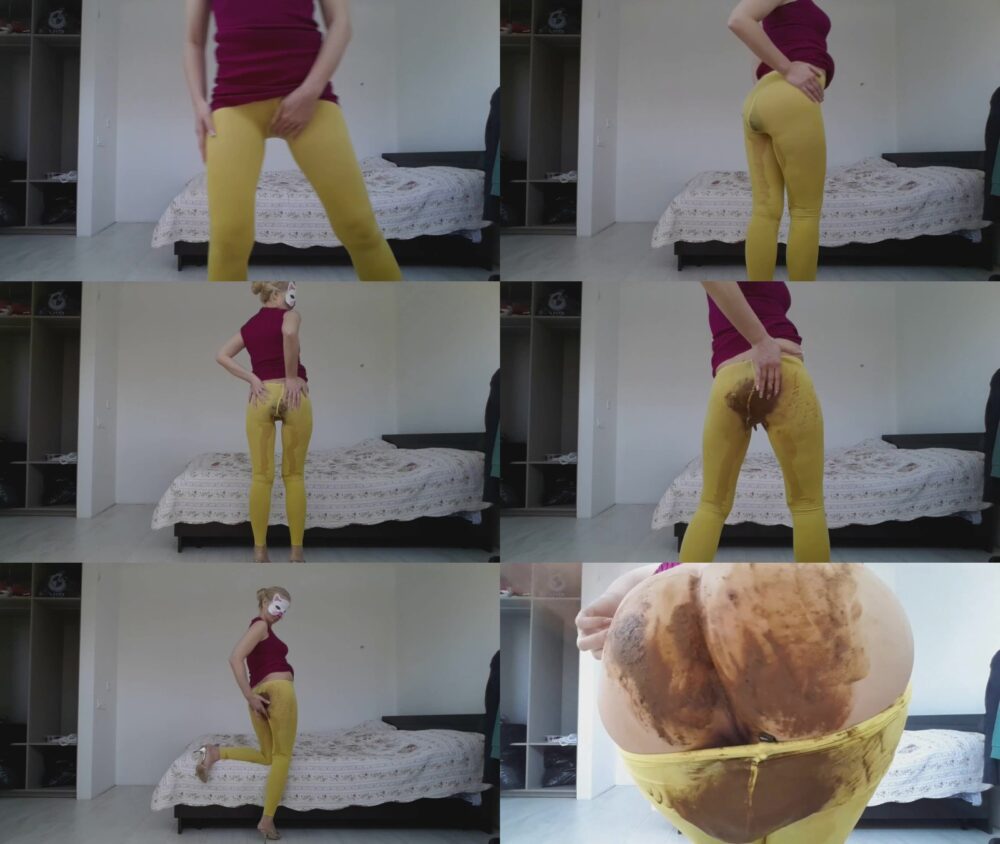 TheFartBabes in Yellow Tights Slap Messy