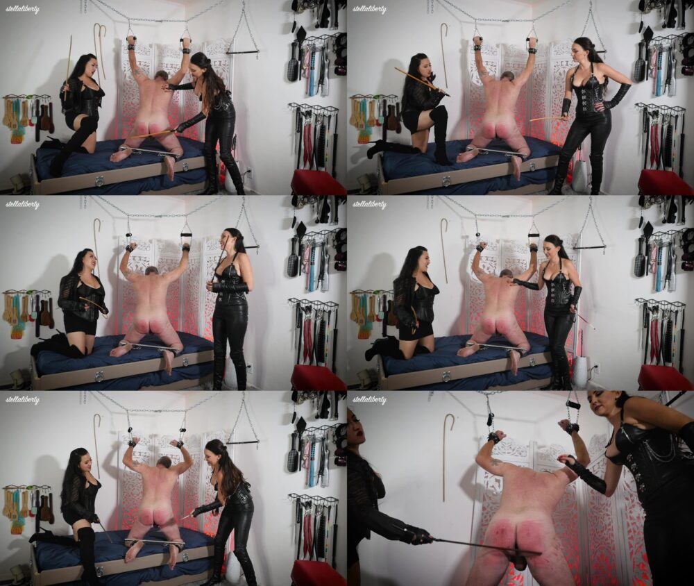 Stella Liberty & Jazmin Wu in Losing the Counting Game Caning with Empress Jazmin & Mistress Stella