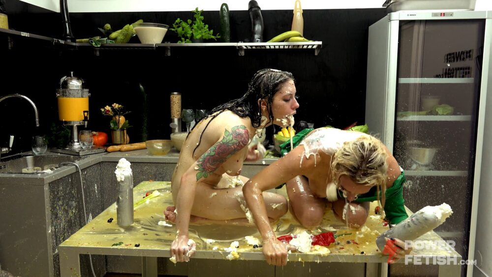 Anna De Ville and Brittany Bardot – Foot fisting Fucks Veg and Vomits