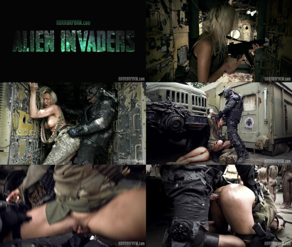 Vinna Reed, Adelle Unicorn, Karol Lilien, Ashley Ocean, Nana Garnet in Alien Invaders HorrorPorn