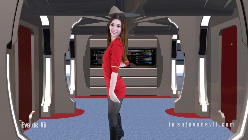 Eva De Vil in USS Eva Galactic Domination