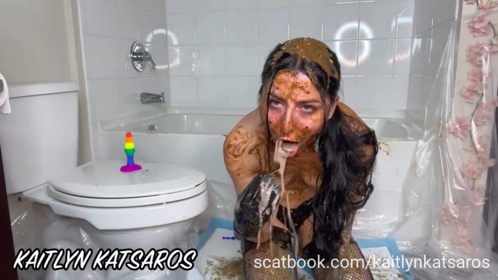 Kaitlyn Katsaros in Custom Scat & Puke Video