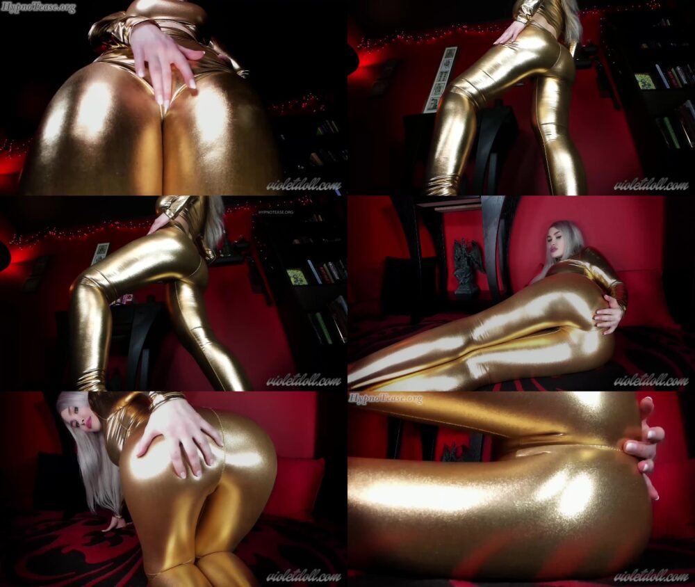 Violet Doll in Worship My Golden Pussy