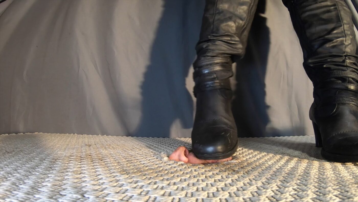 Cruel Claudia – Human Doormat Dirty Boots