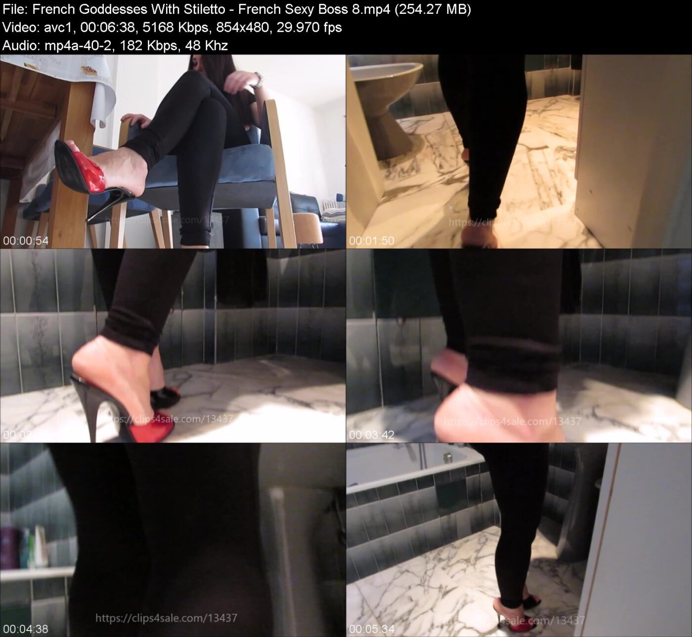 French Goddesses With Stiletto in French Sexy Boss 8