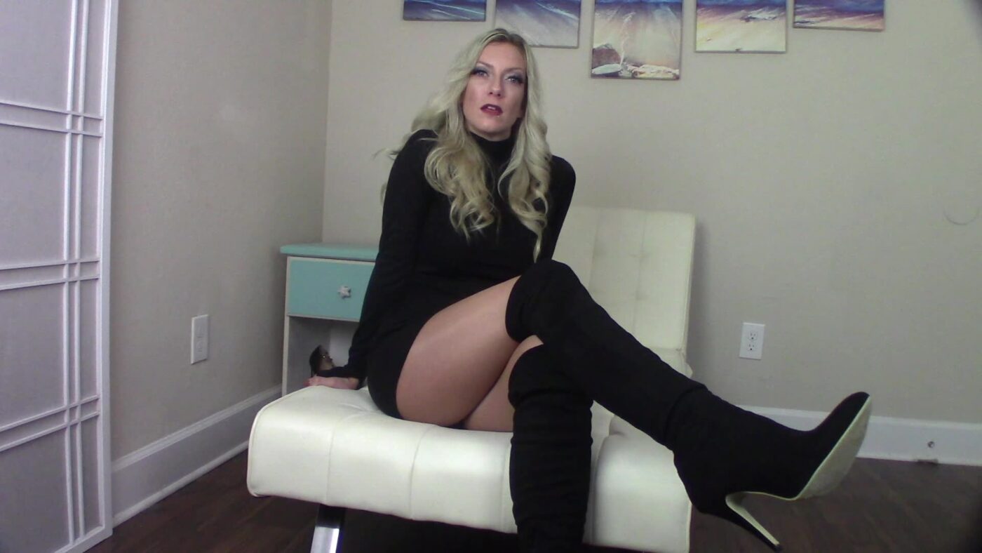 Actress: Goddess Gwen. Title and Studio: Like A Good Neighbor My Boots Are Gonna Rule You