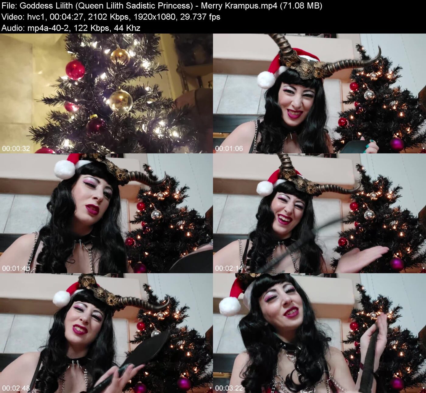 Goddess Lilith (Queen Lilith Sadistic Princess) in Merry Krampus