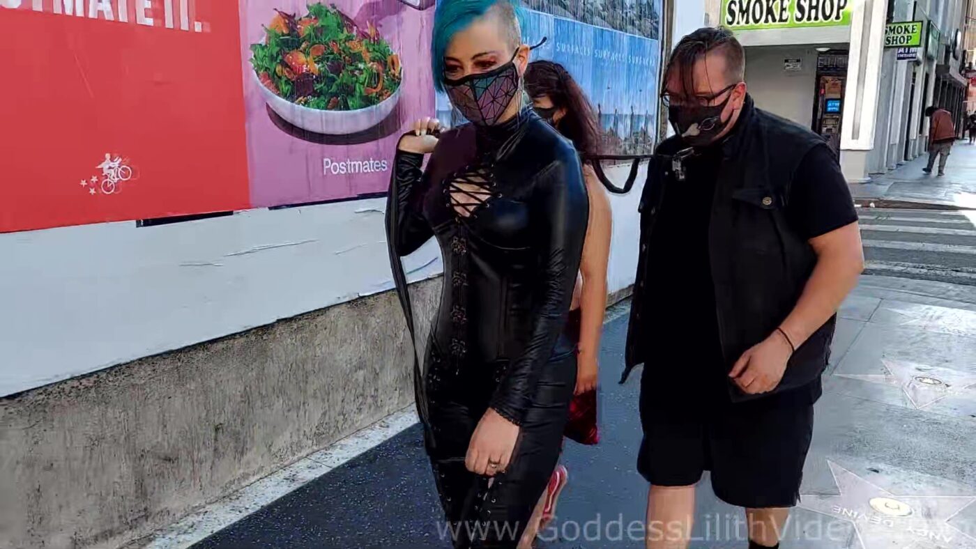 Actress: Goddess Lilith (Queen Lilith Sadistic Princess). Title and Studio: Walking My Puppy Subs Down The La Strip