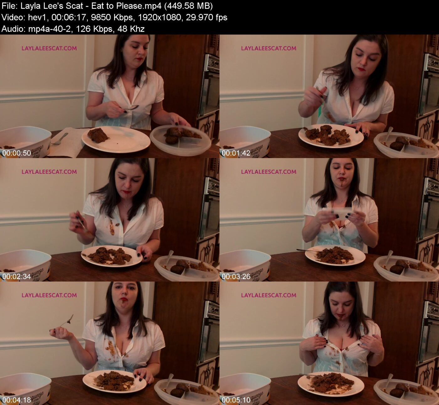 Actress: Layla Lee’s Scat. Title and Studio: Eat to Please