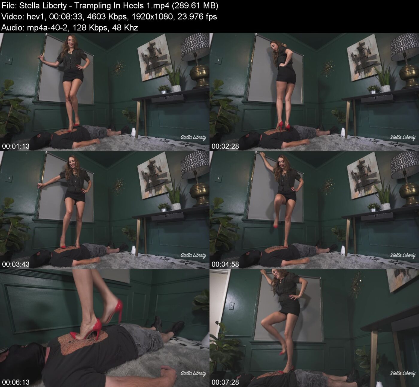 Actress: Stella Liberty. Title and Studio: Trampling In Heels 1