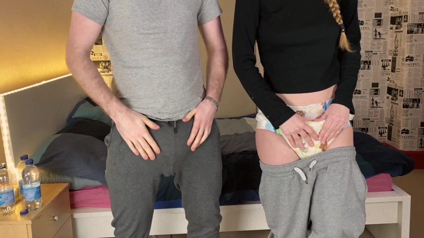 Actress: peachypoppy. Title and Studio: Pissing Our Diapers Till They Leak