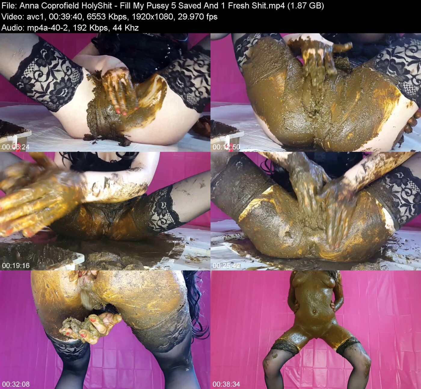 Anna Coprofield HolyShit - Fill My Pussy 5 Saved And 1 Fresh Shit