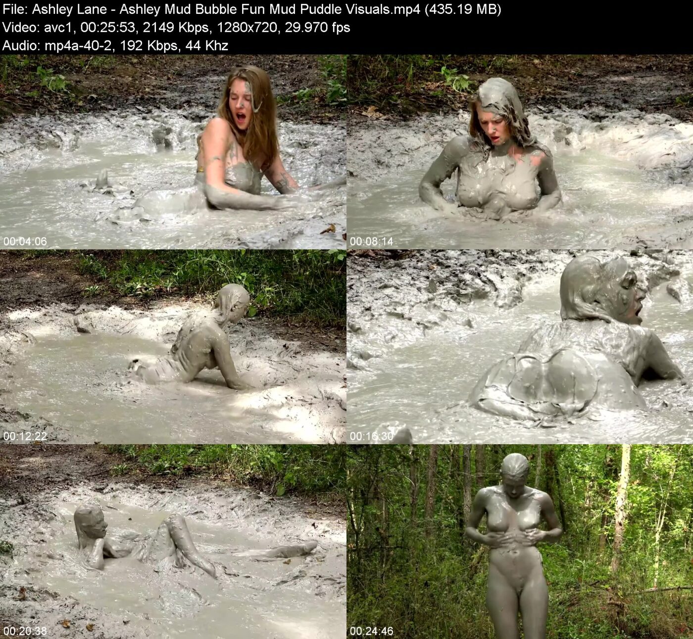 Ashley Lane in Ashley Mud Bubble Fun Mud Puddle Visuals