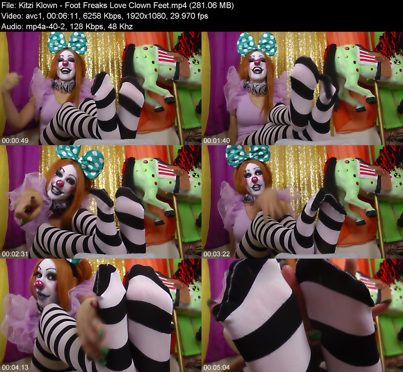 Kitzi Klown - Foot Freaks Love Clown Feet