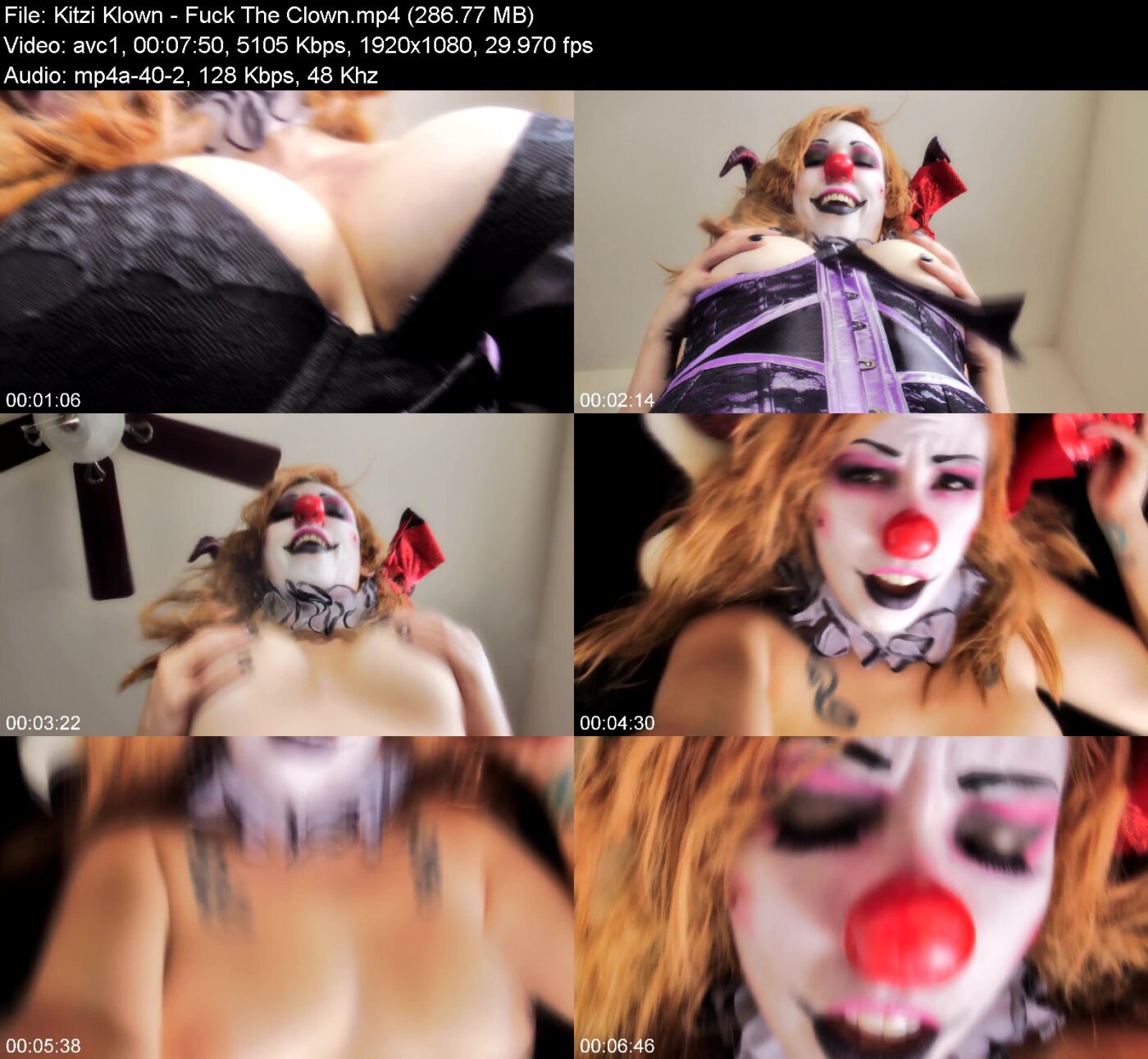 Actress: Kitzi Klown. Title and Studio: Fuck The Clown