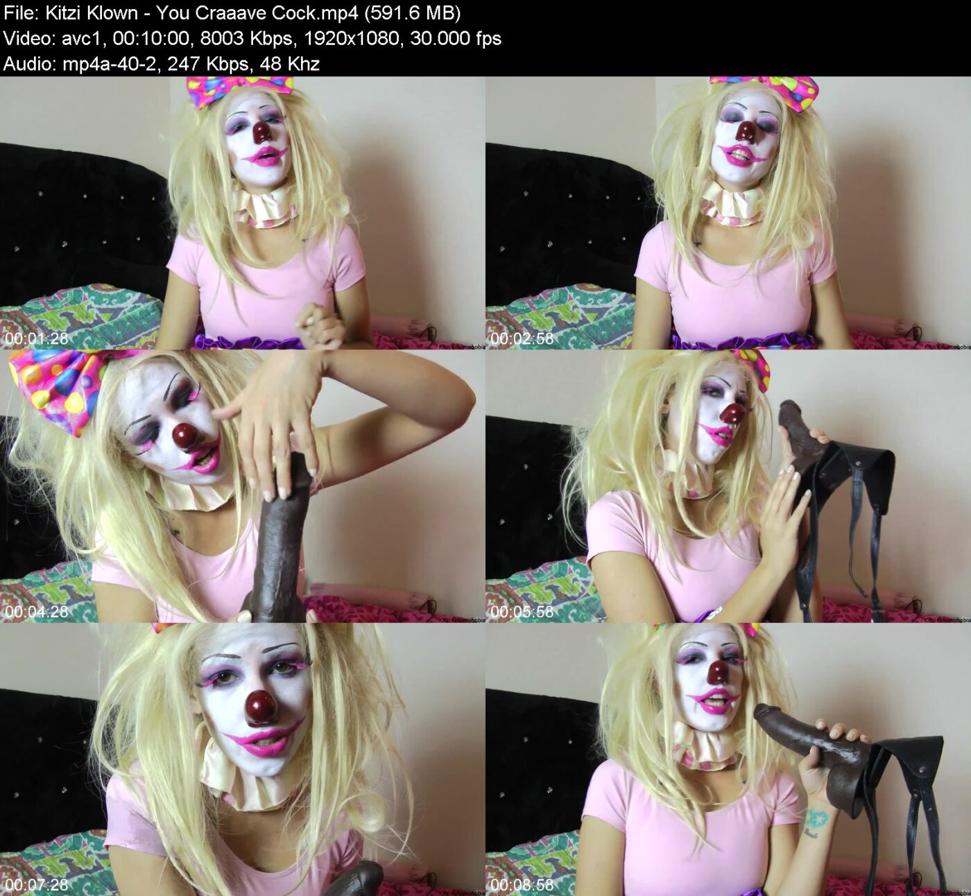 Actress: Kitzi Klown. Title and Studio: You Craaave Cock