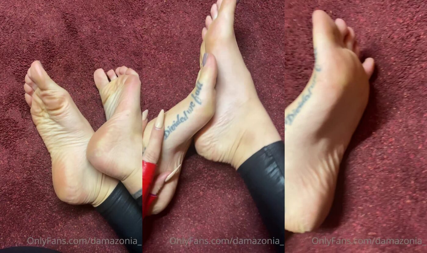 Mistress Damazonia in Fresh Pedicure  Who Likes My Feet, Hit That Like Button, Show Some Love