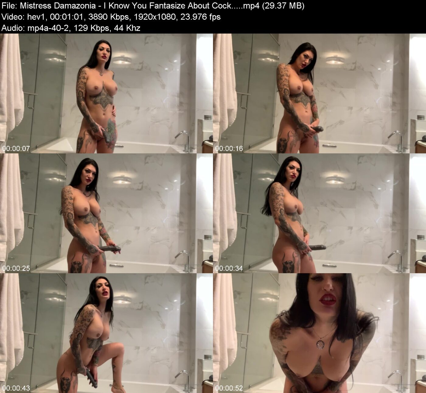 Actress: Mistress Damazonia. Title and Studio: I Know You Fantasize About Cock….