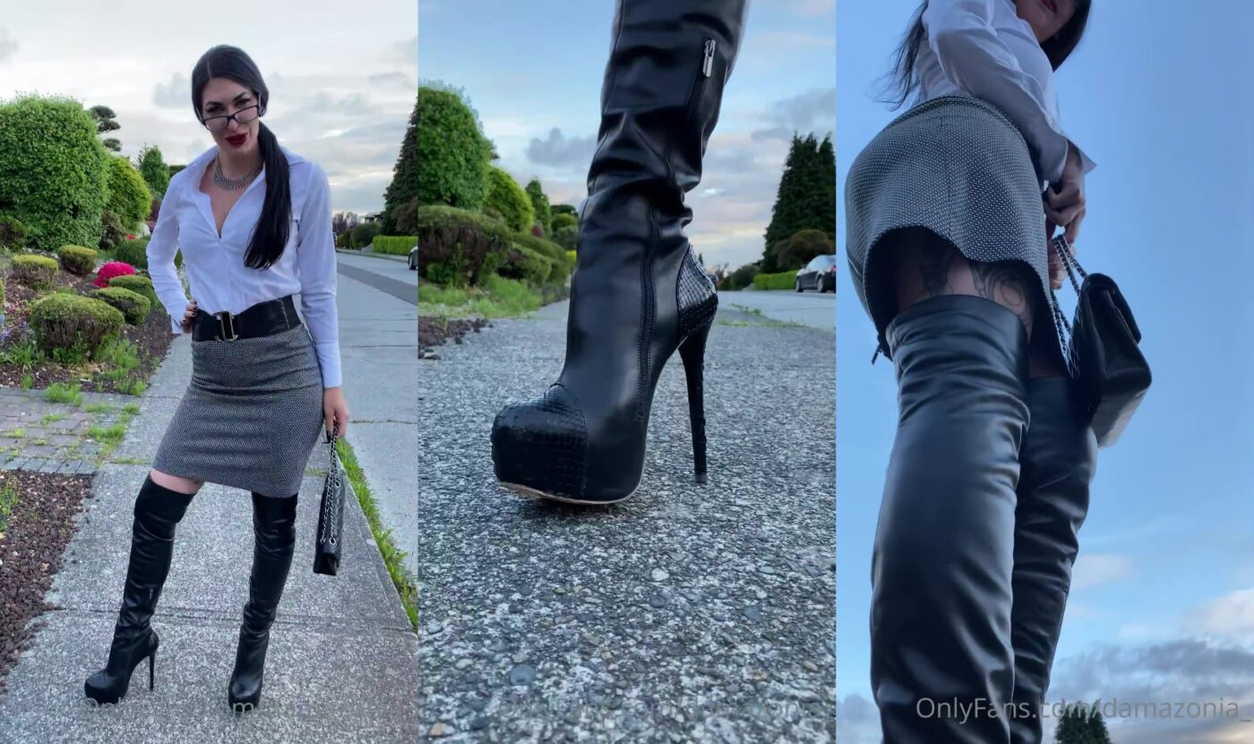 Mistress Damazonia – I’m On My Way To The Office And I Notice You
