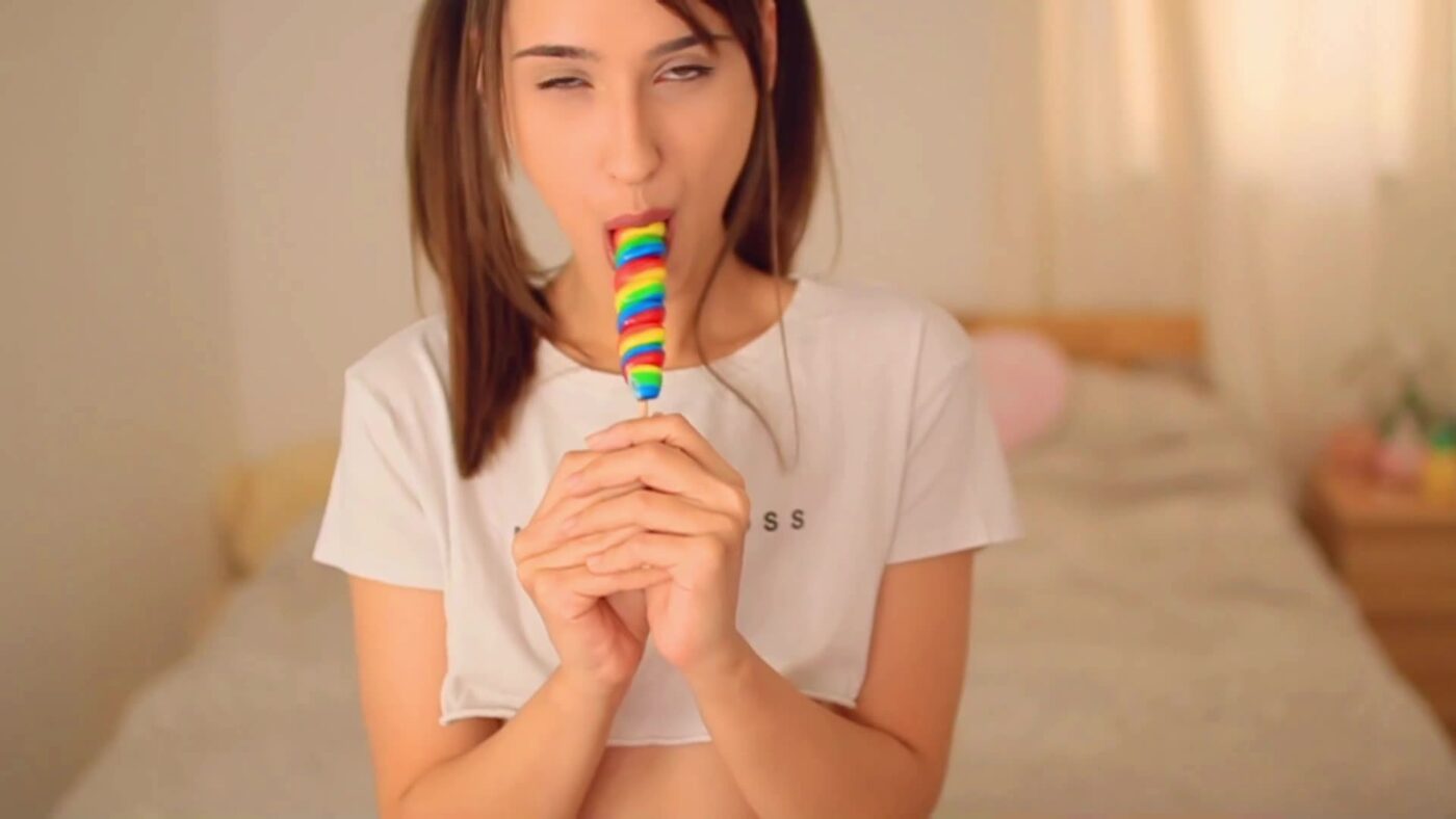 Princess Cin in Sucking That Lolly With The Passion You Wish I Had For You