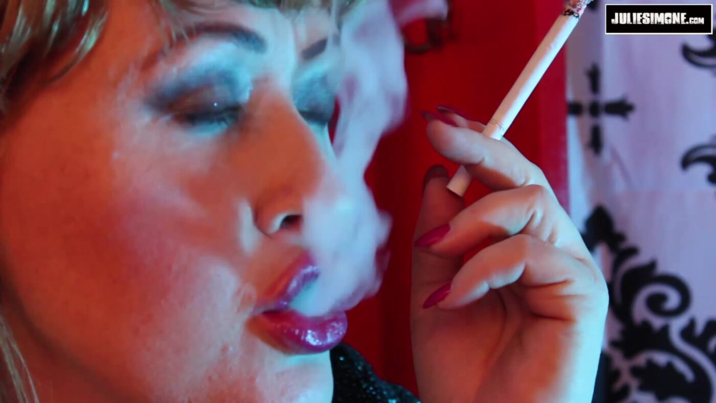 Julie Simone – SMOKING SPARKLY GOWN