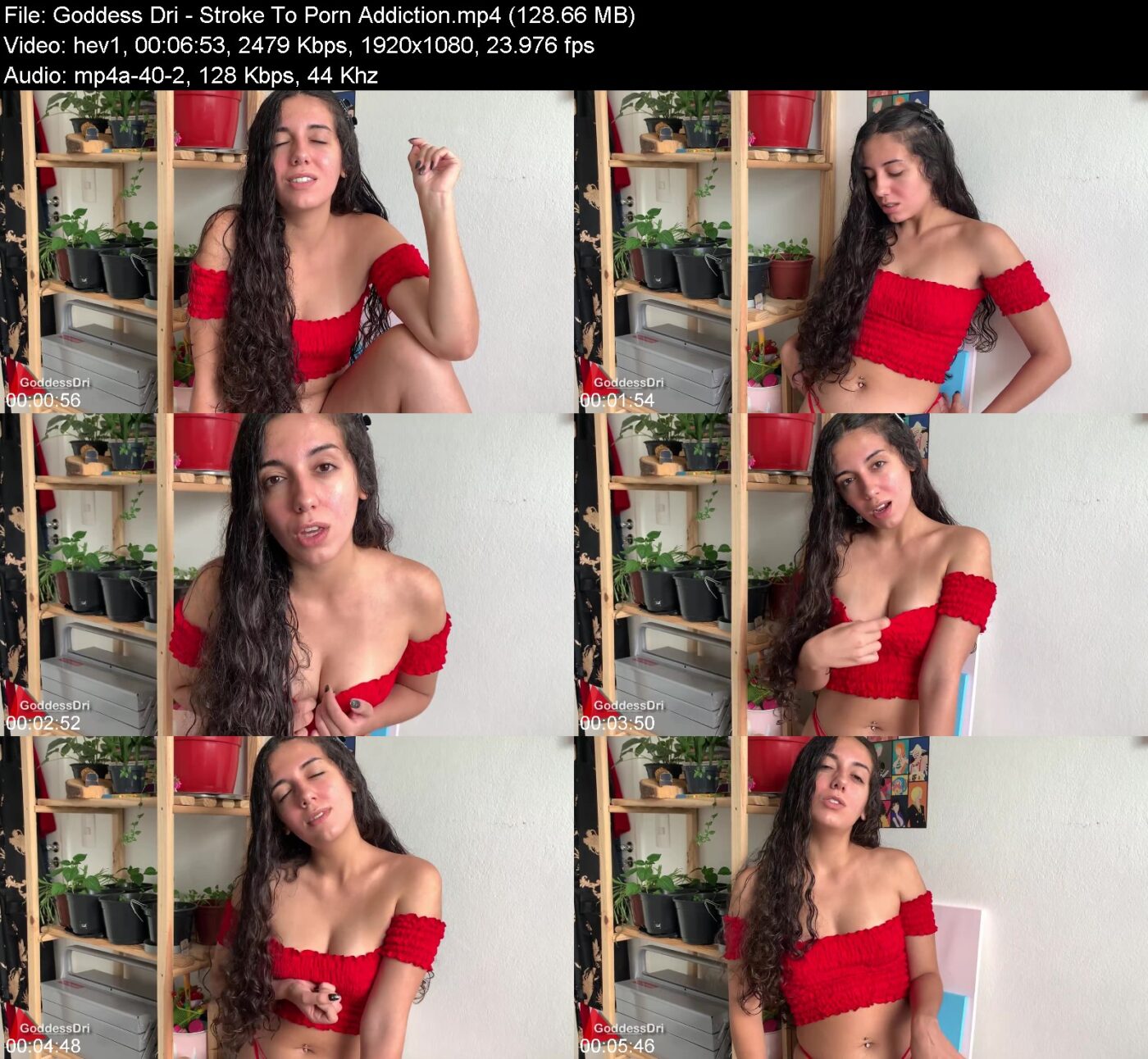 Goddess Dri in Stroke To Porn Addiction