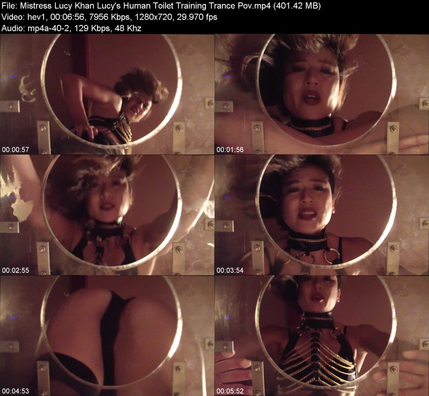 Mistress Lucy Khan in Lucy's Human Toilet Training Trance Pov