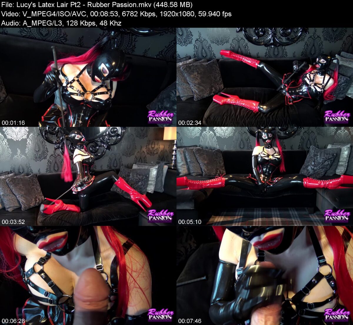 Actress: Lucy’s Latex Lair Pt2. Title and Studio: Rubber Passion