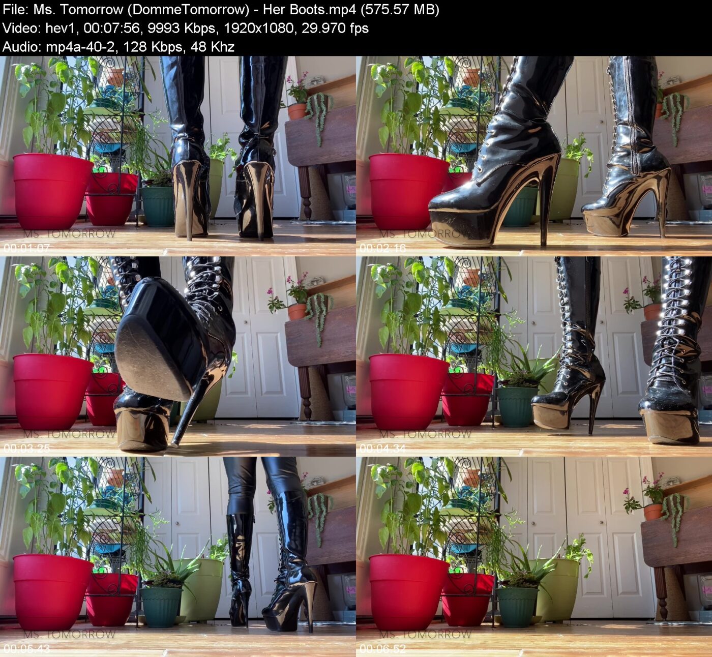 Actress: Ms. Tomorrow (DommeTomorrow). Title and Studio: Her Boots
