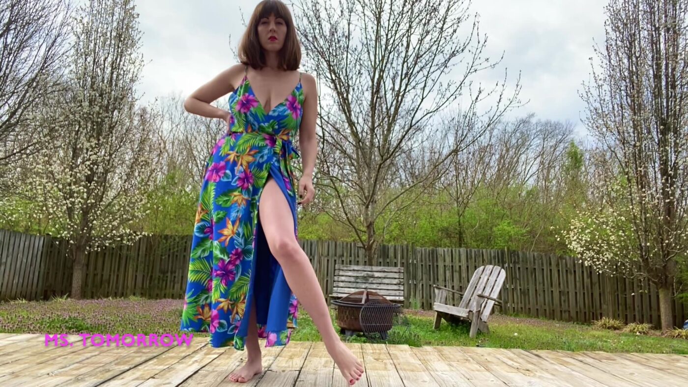 Ms. Tomorrow (DommeTomorrow) in Spring Dress Twirl