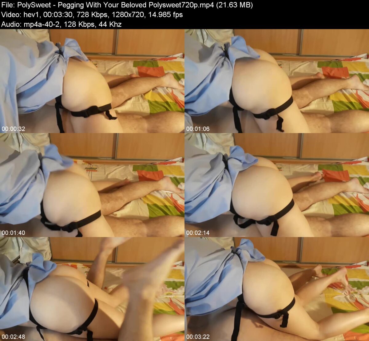 PolySweet in Pegging With Your Beloved Polysweet720p