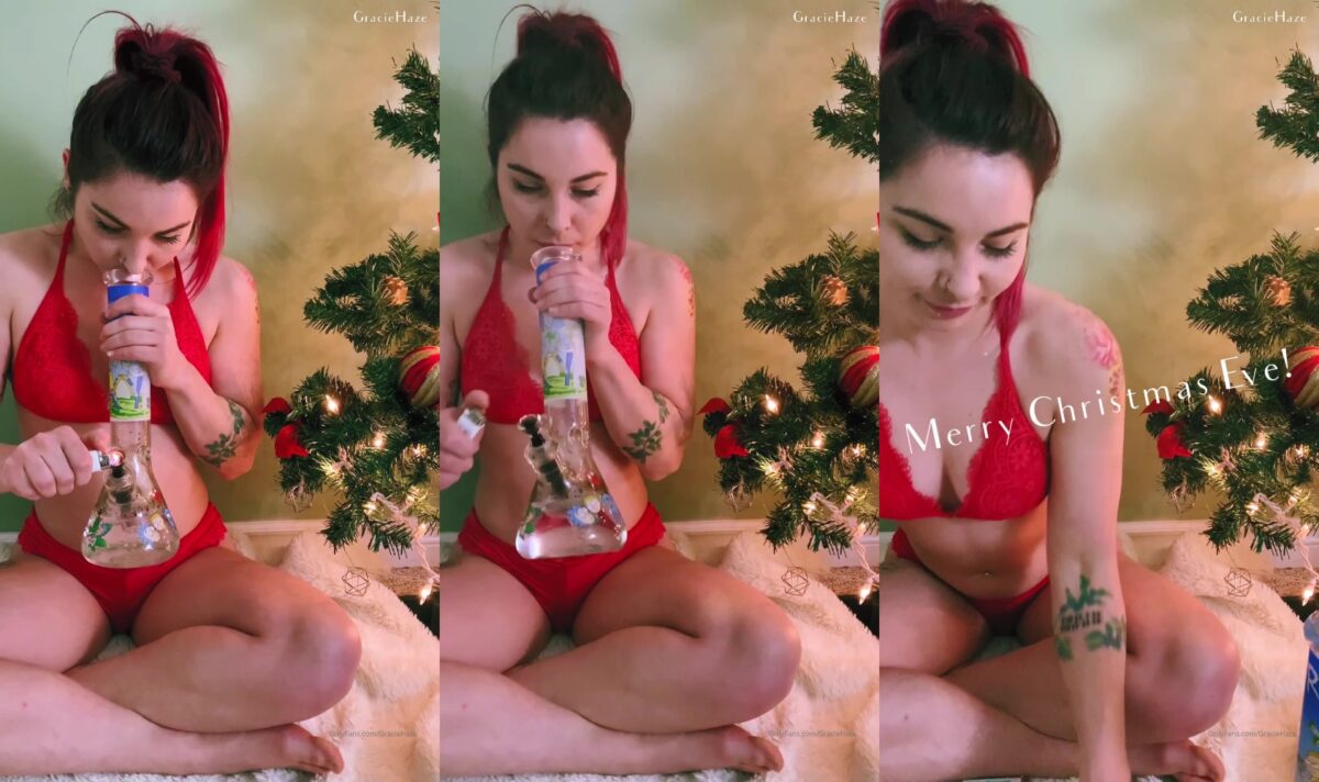 Gracie Haze – Tokes This Tuesday By The Christmas Tree