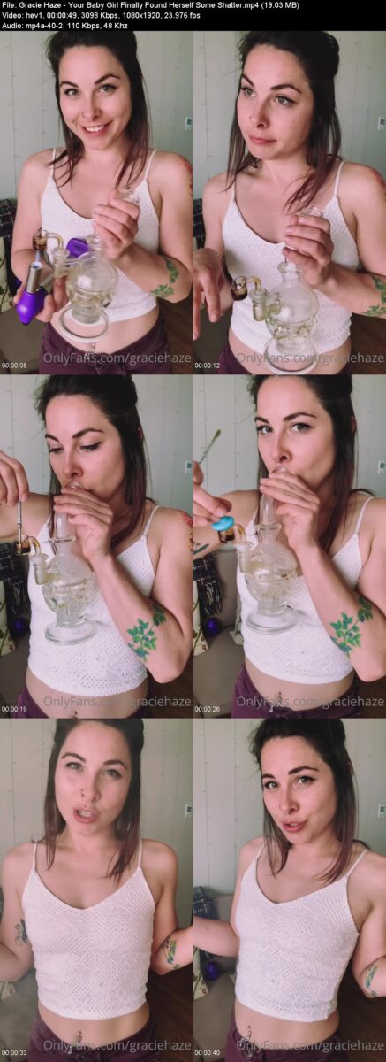 Gracie Haze - Your Baby Girl Finally Found Herself Some Shatter