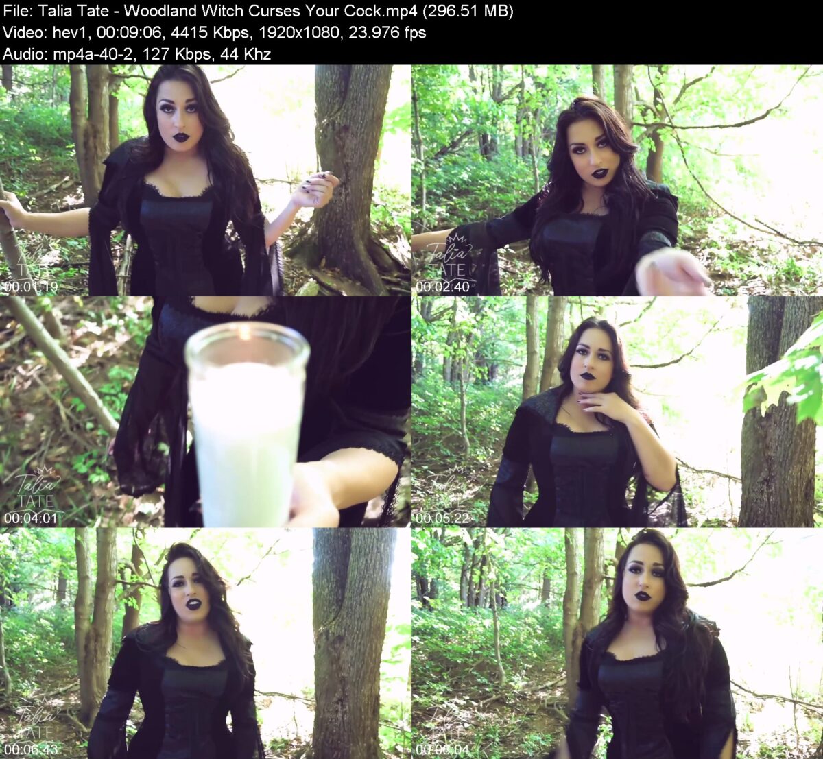 Actress: Talia Tate. Title and Studio: Woodland Witch Curses Your Cock