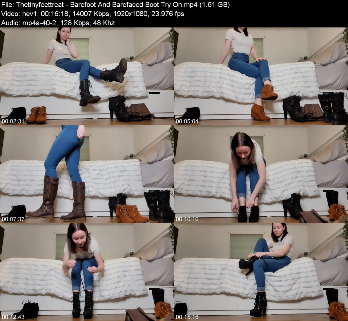 Thetinyfeettreat in Barefoot And Barefaced Boot Try On