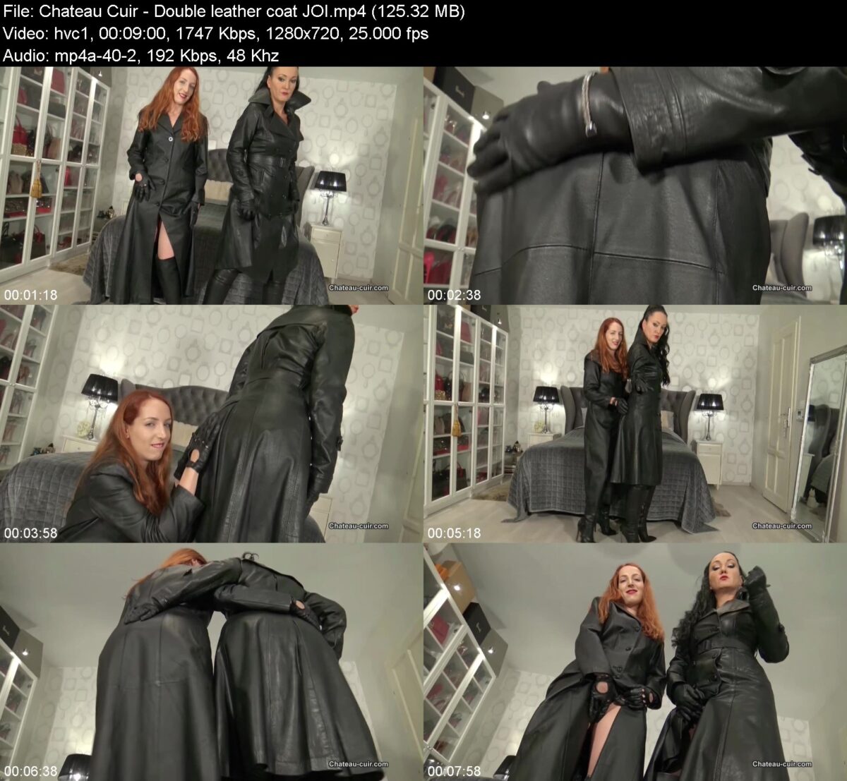 Chateau Cuir - Double leather coat JOI